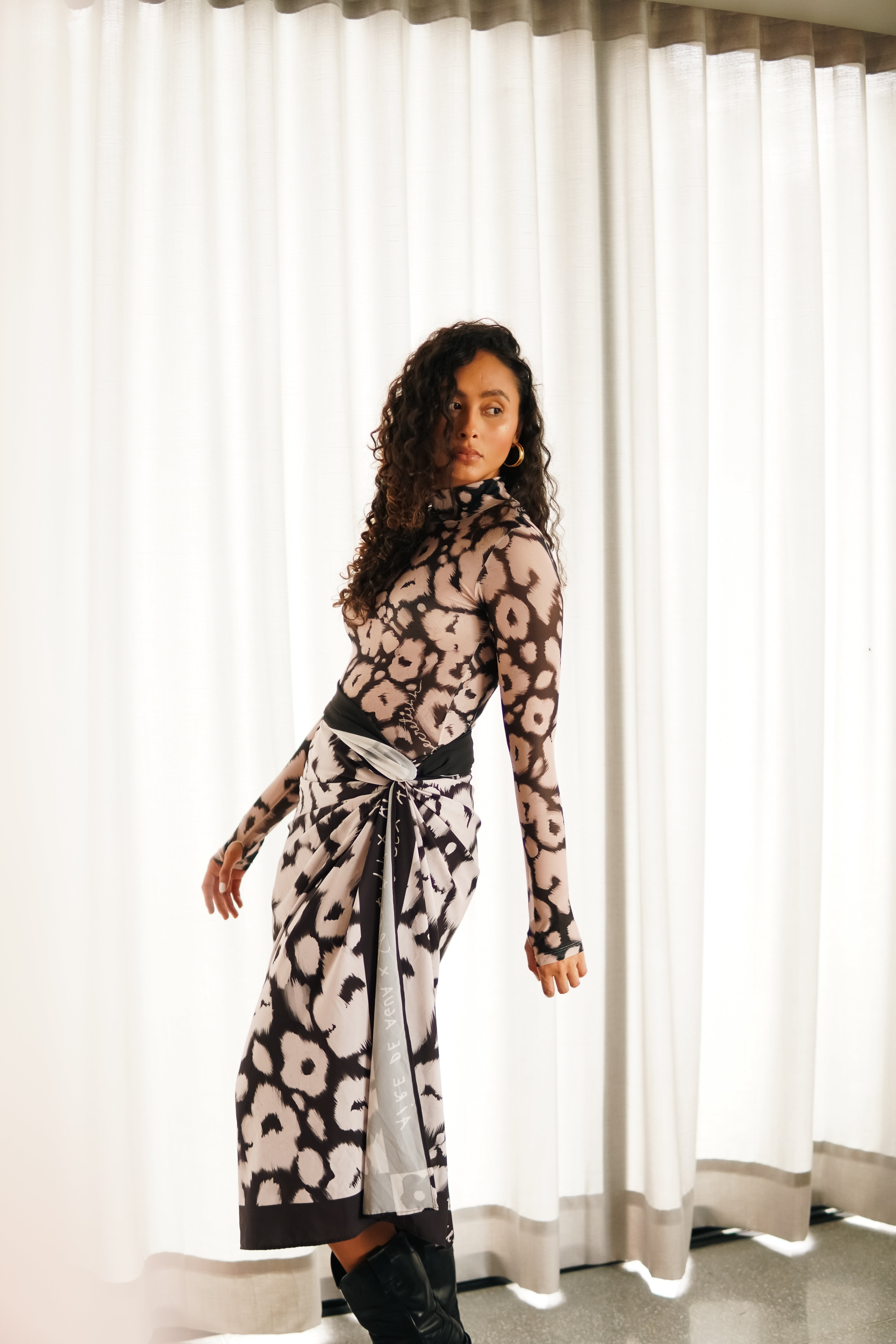 Falda Pareo Animal Flower