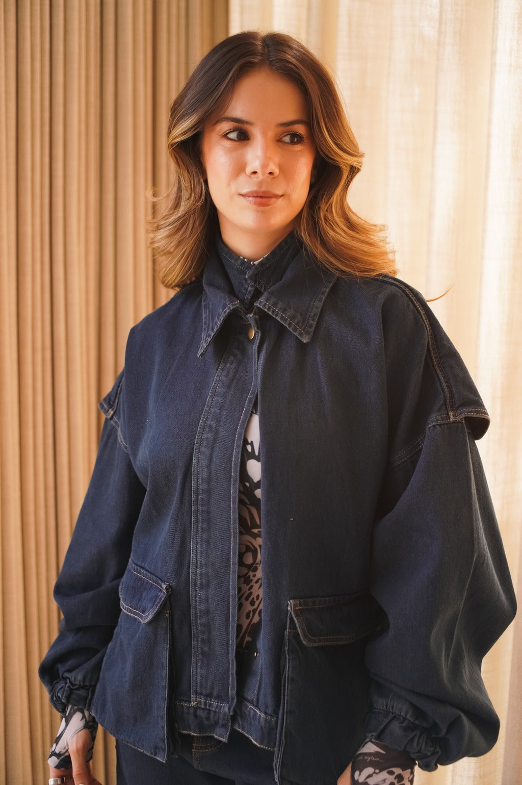 Chaqueta Bahía Azul Oscuro