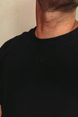 Camiseta Hombre Respiro Negra
