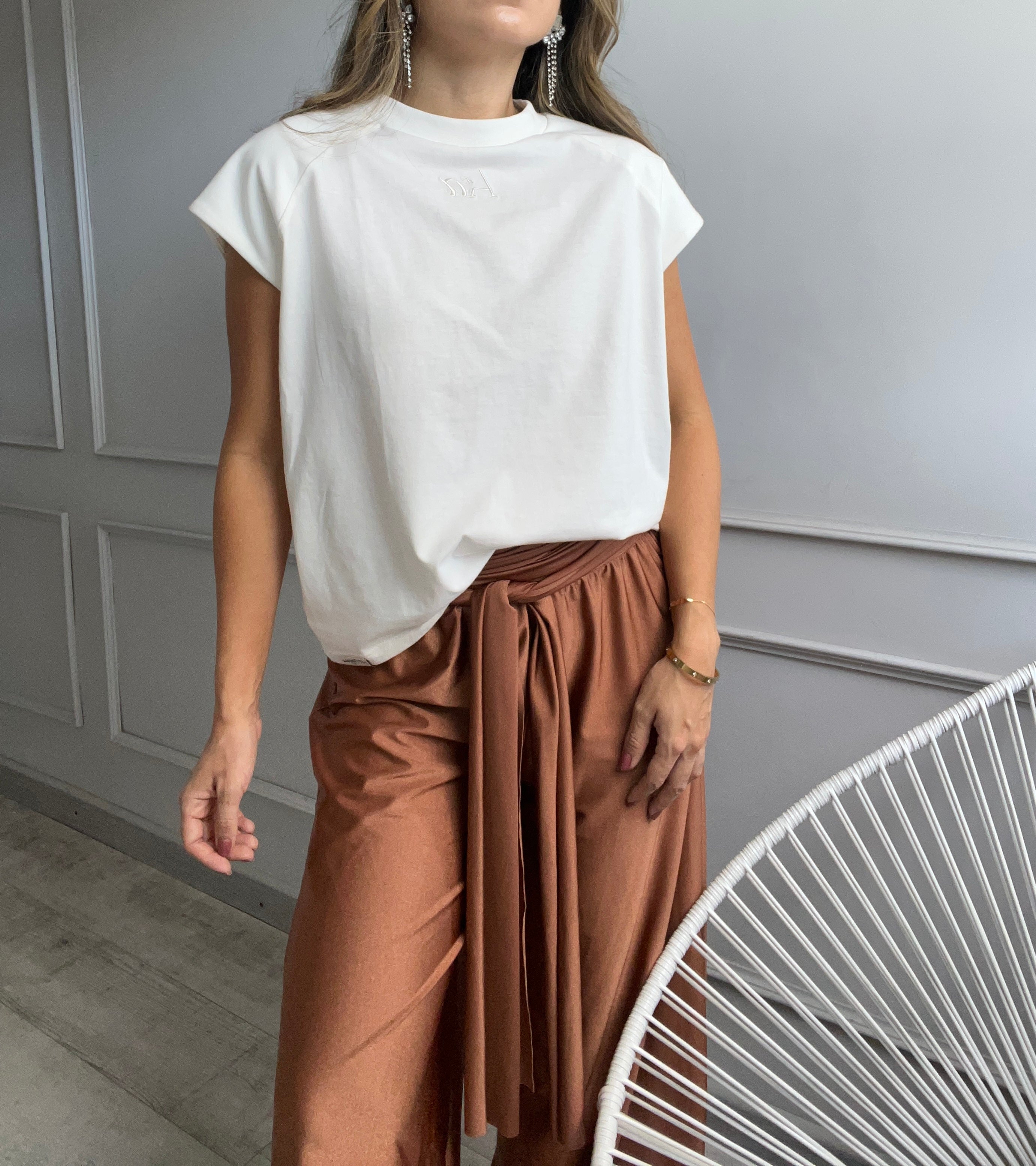 Camiseta Mujer Exhala Blanca